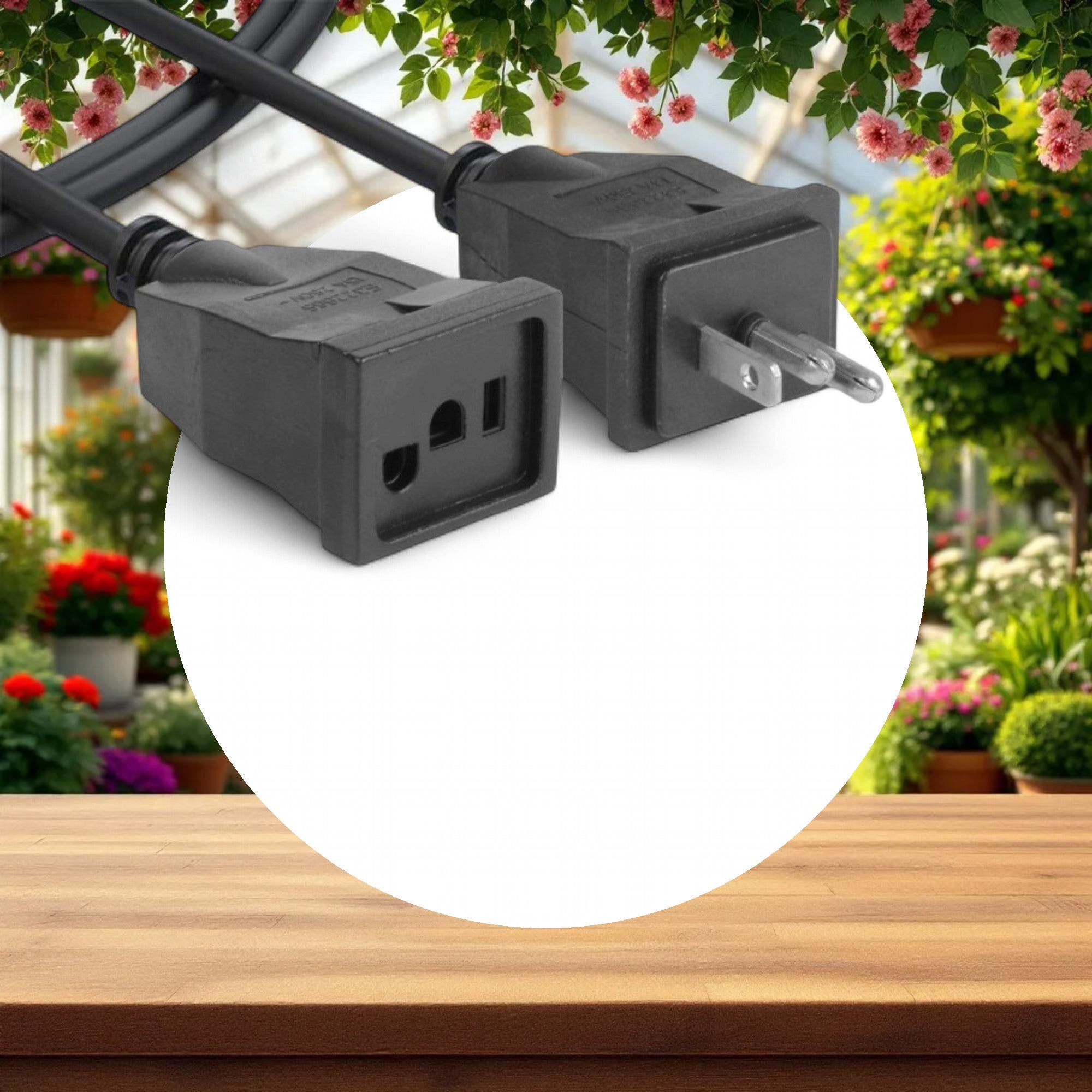 Grow1 Reflector 14 Gauge Extension Cord 10' - Image 3
