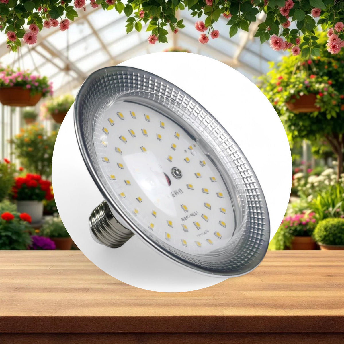 12W LED 6500k Grow LED Bulb e26 Socket - Image 4