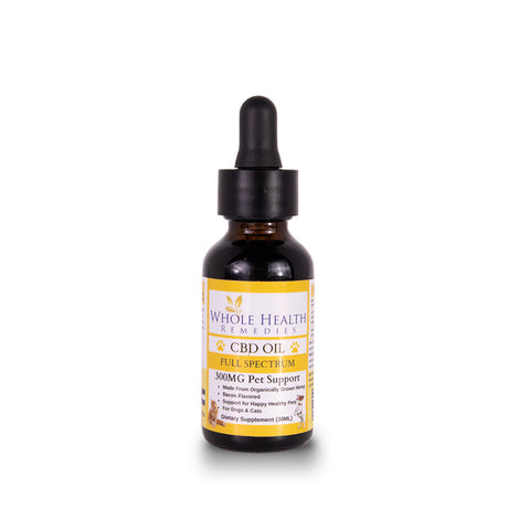 PET SUPPORT – 300MG CBD/HEMP OIL DROPS (DOGS/CATS)