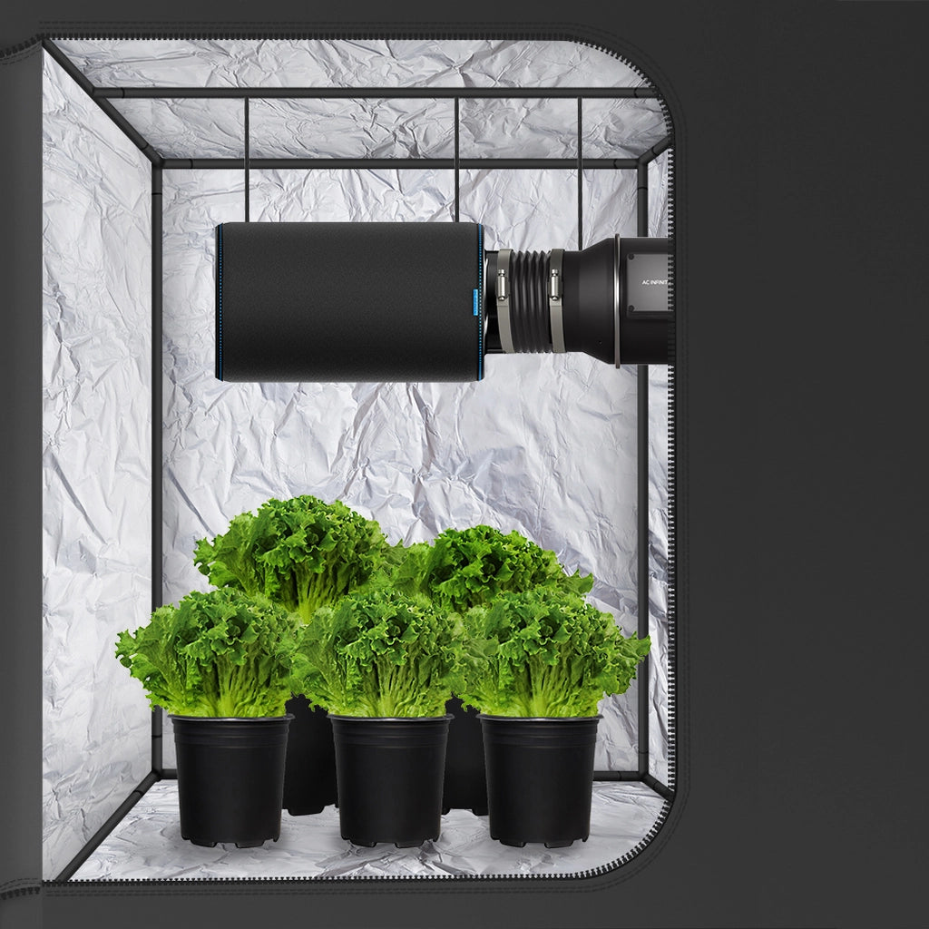 thumbnail image 2 of AC Infinity 12 Inch Air Carbon Filter With Australian Charcoal For Grow Rooms & Hydroponics 2 of 6
